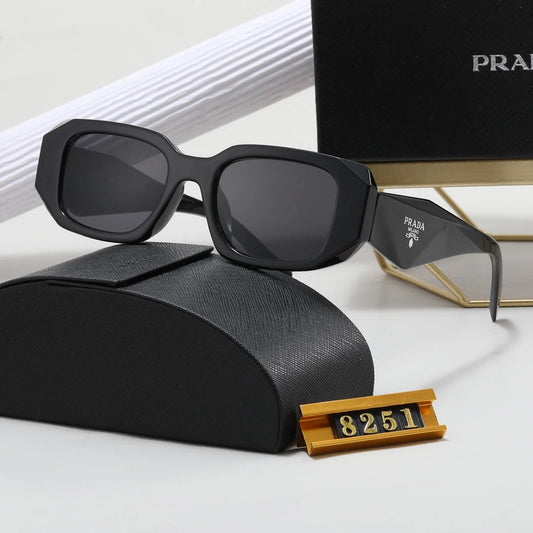 Polygonal Retro Unisex Sonnenbrille 8251