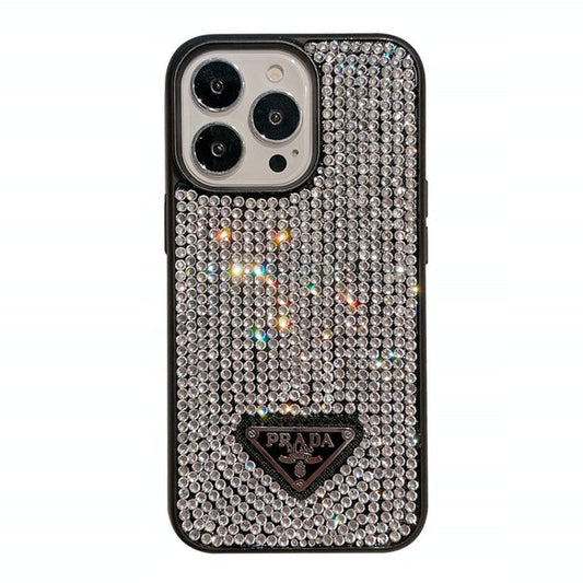 PRA Diamond Crossbody Chain iPhone Case