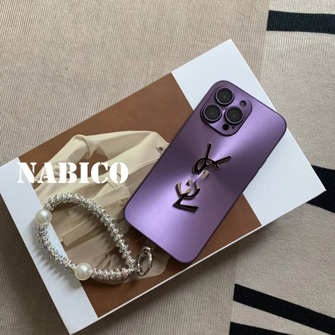 Y-S-L Shine x Mono iPhone Case With Chain