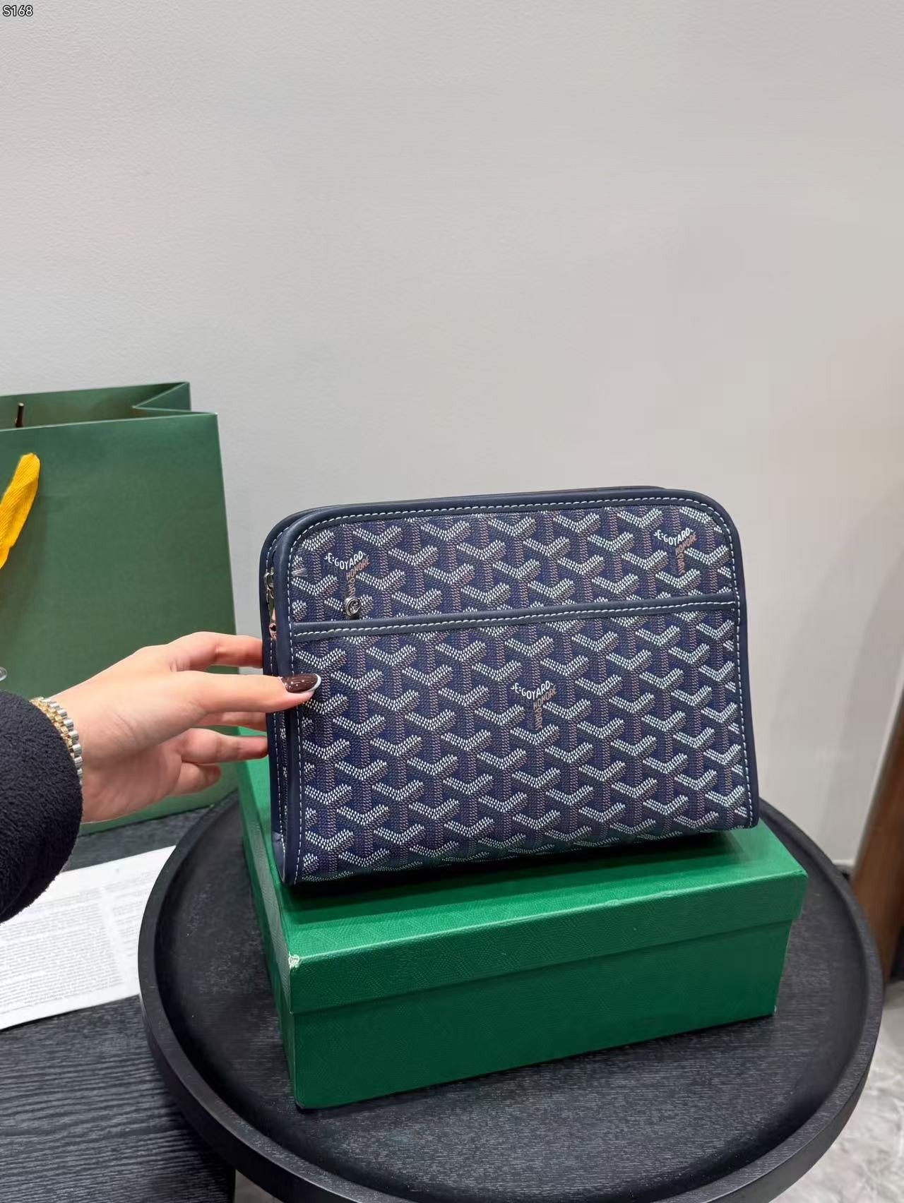 Essential clutch bag for men