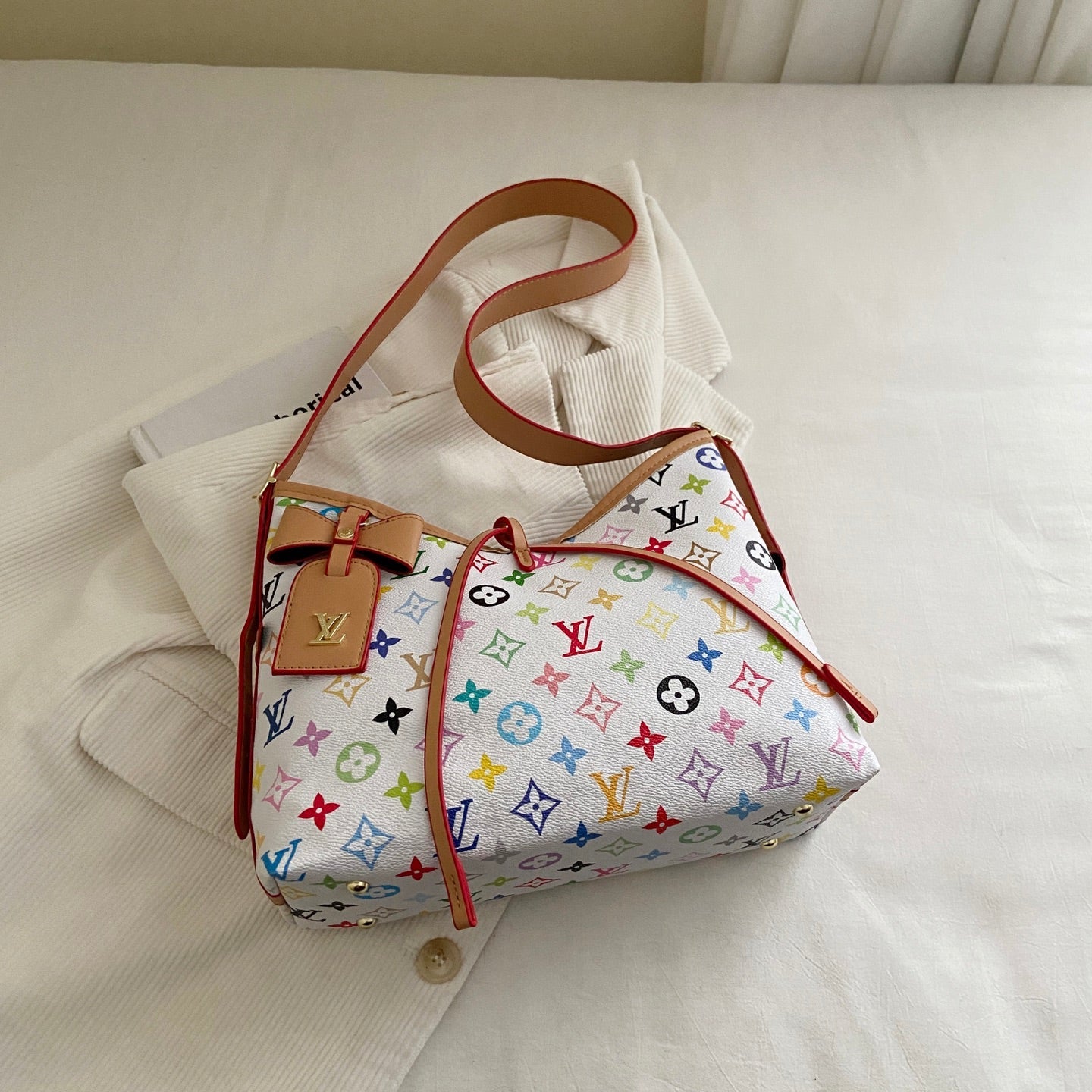 Monogram Cross-Strap Shoulder Bag