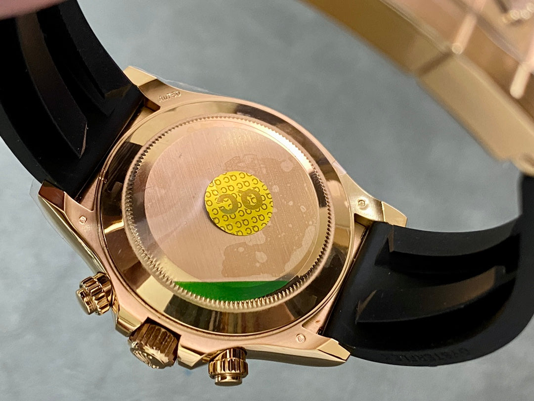 Luxury Chronograph Sport Watch with Rubber Strap