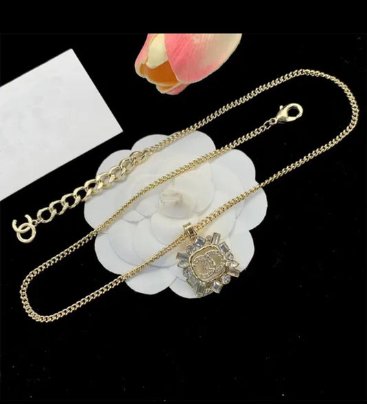 Brand CC Pendant Necklace