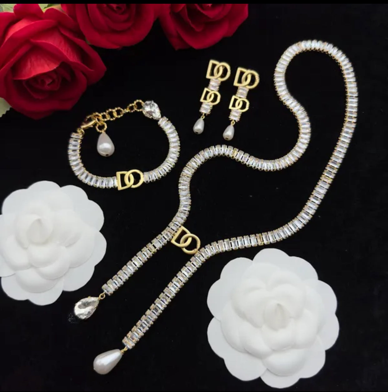 Luxury Crystal Necklaces sets