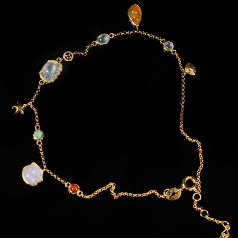 Ocean-Inspired Dainty Shell Anklet – Summer Boho Beach Charm Jewelry accessories