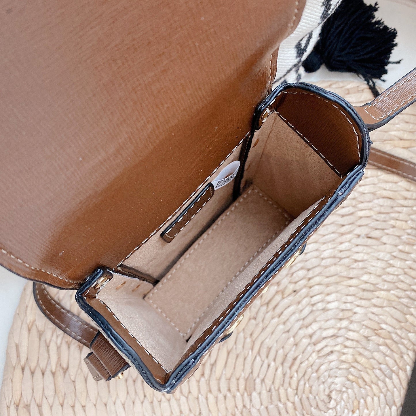 Bolsa de couro Crossbody