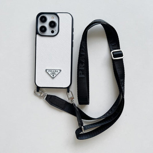 PRA Crossbody Leather iPhone Case