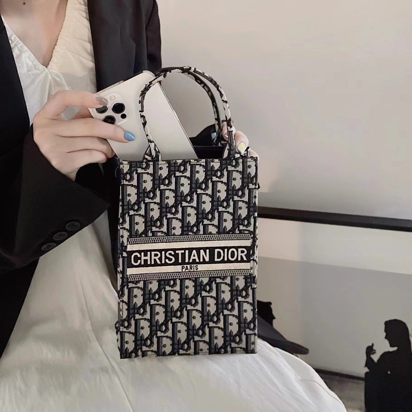 Tote bag classico con cinturino