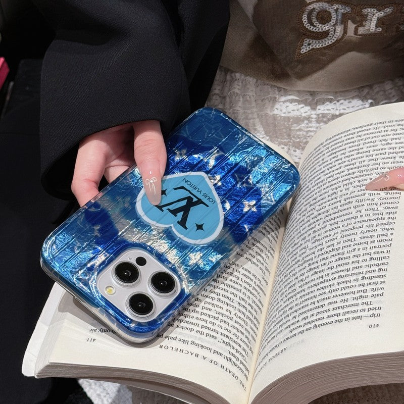 Lou Pink & Blue iPhone Case