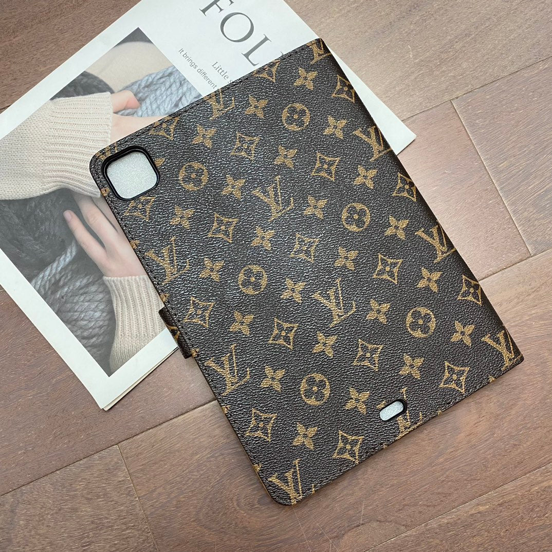 Samsung Galaxy Tab | Patrón de tema de verano de cuero de lienzo de carcasa de lujo de lienzo
