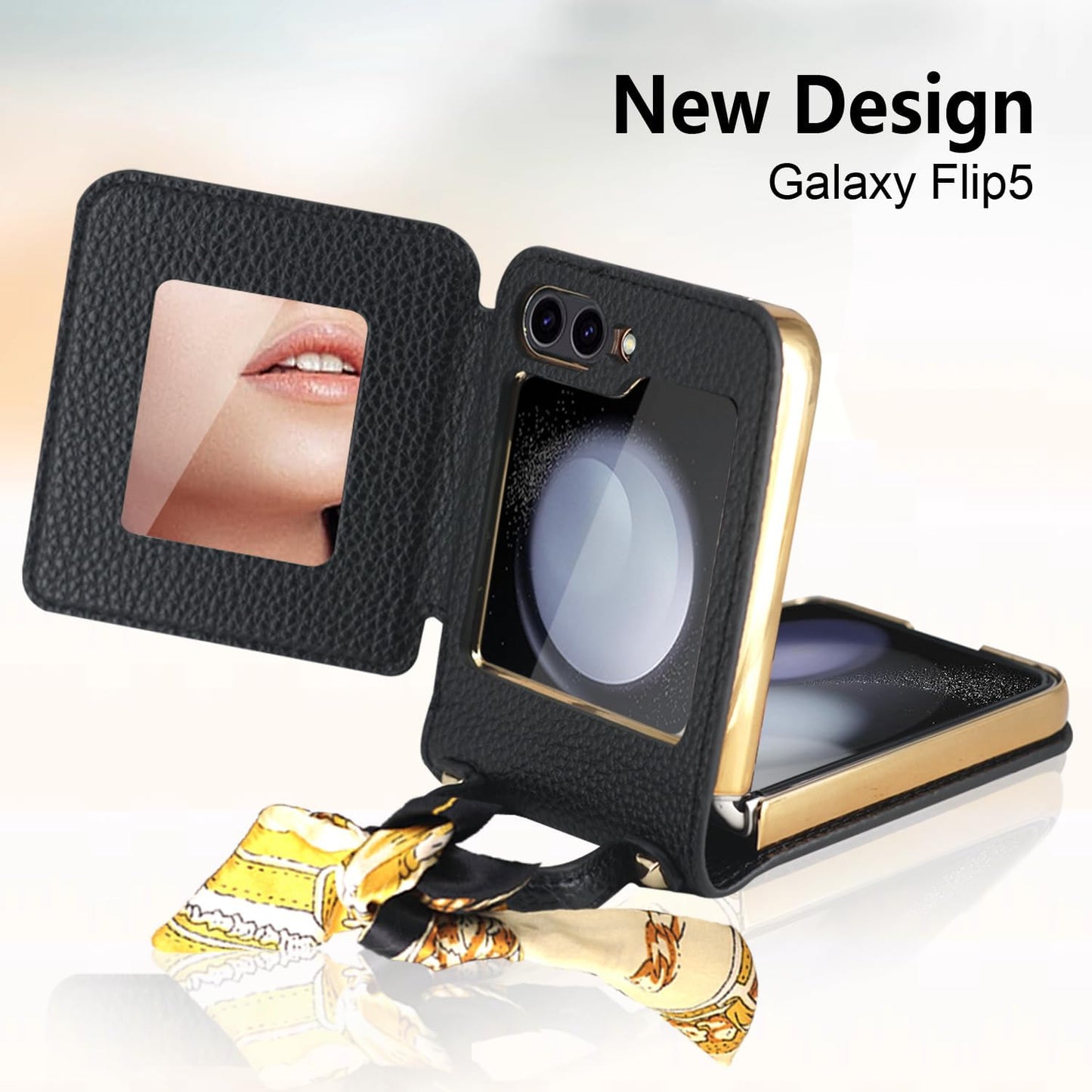 Samsung in pelle di lusso Galaxy Z Flip 5/4 Case