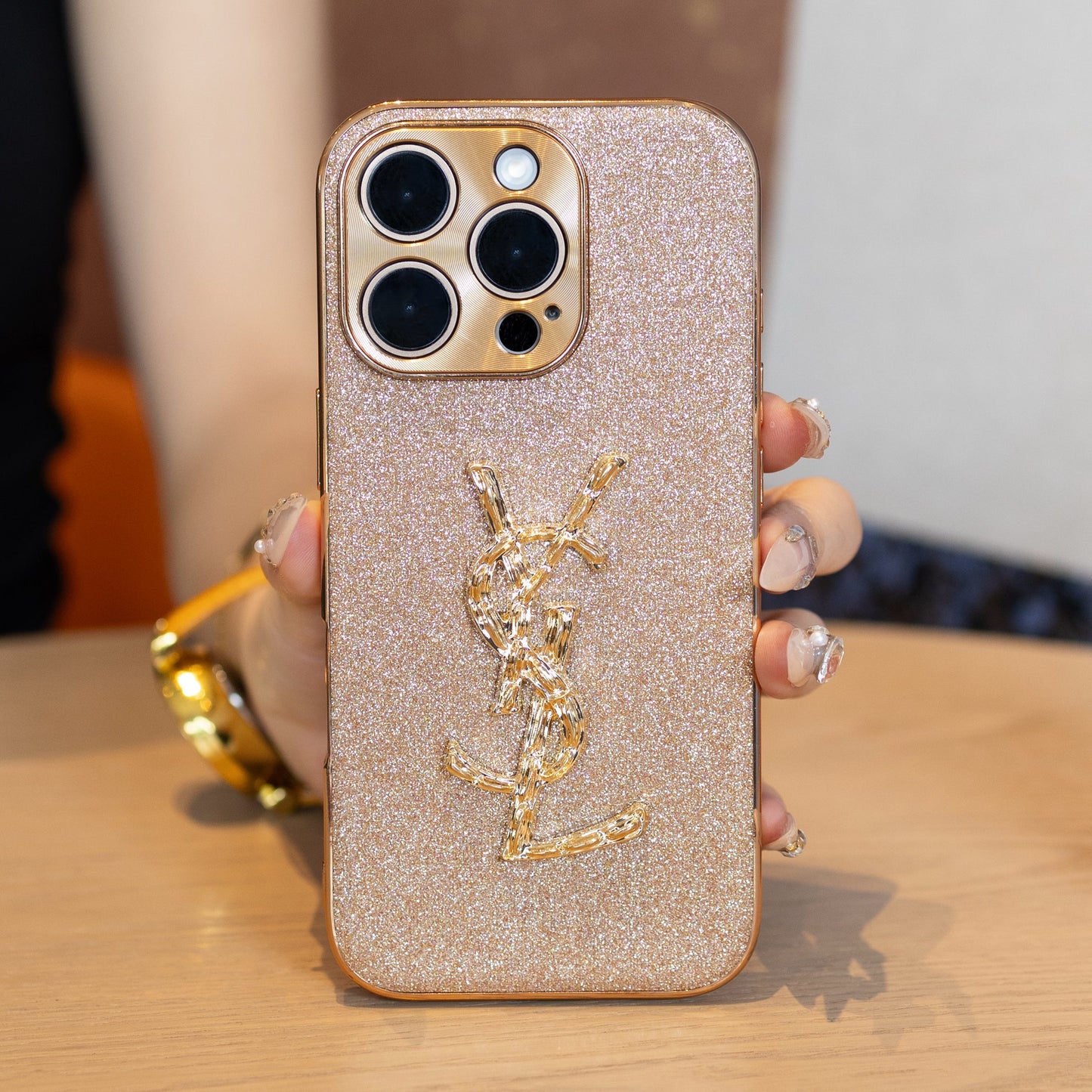 Y-S-L x Premium Shine Series iPhone Case