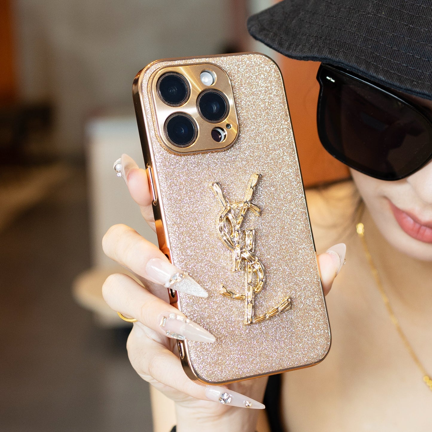 Y-S-L x Premium Shine Series iPhone Case