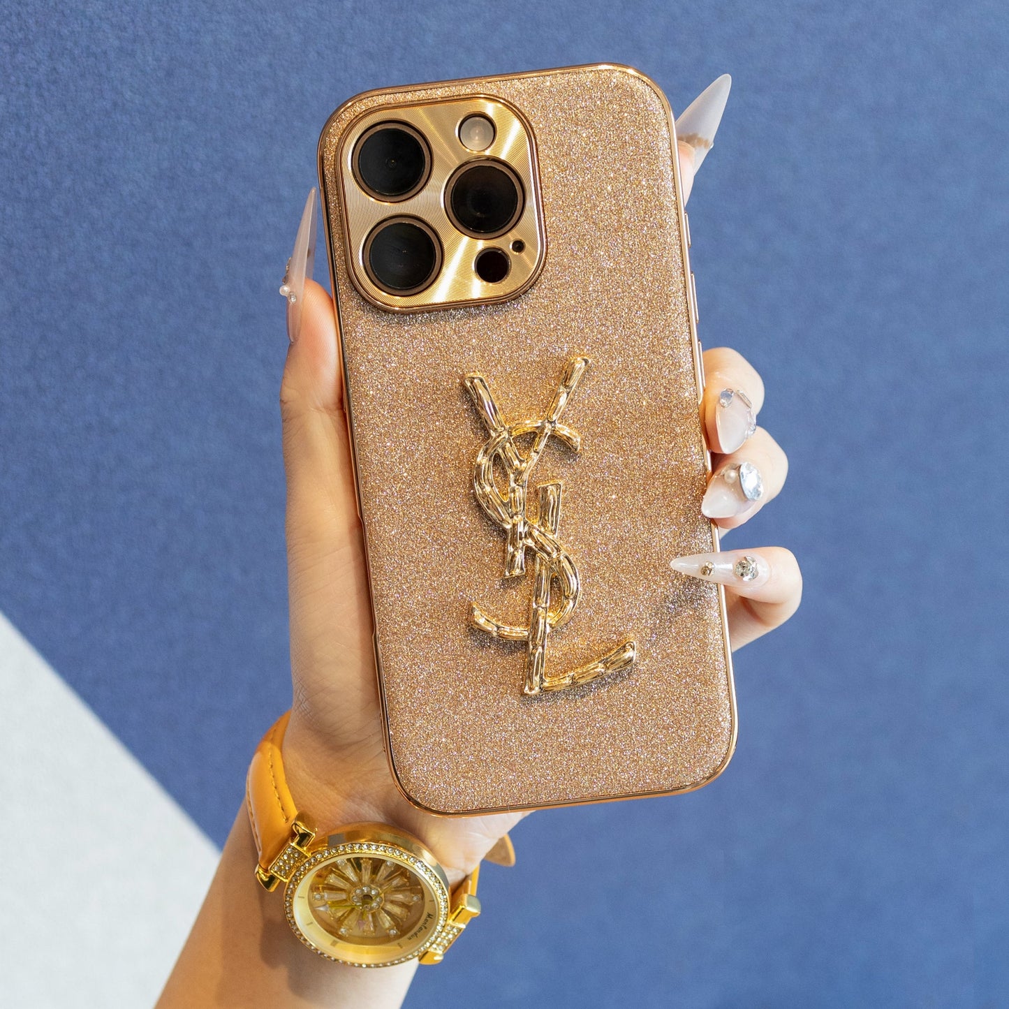 Y-S-L x Premium Shine Series iPhone Case