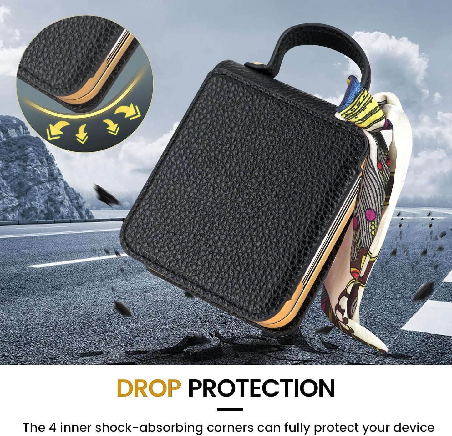 Samsung in pelle di lusso Galaxy Z Flip 5/4 Case