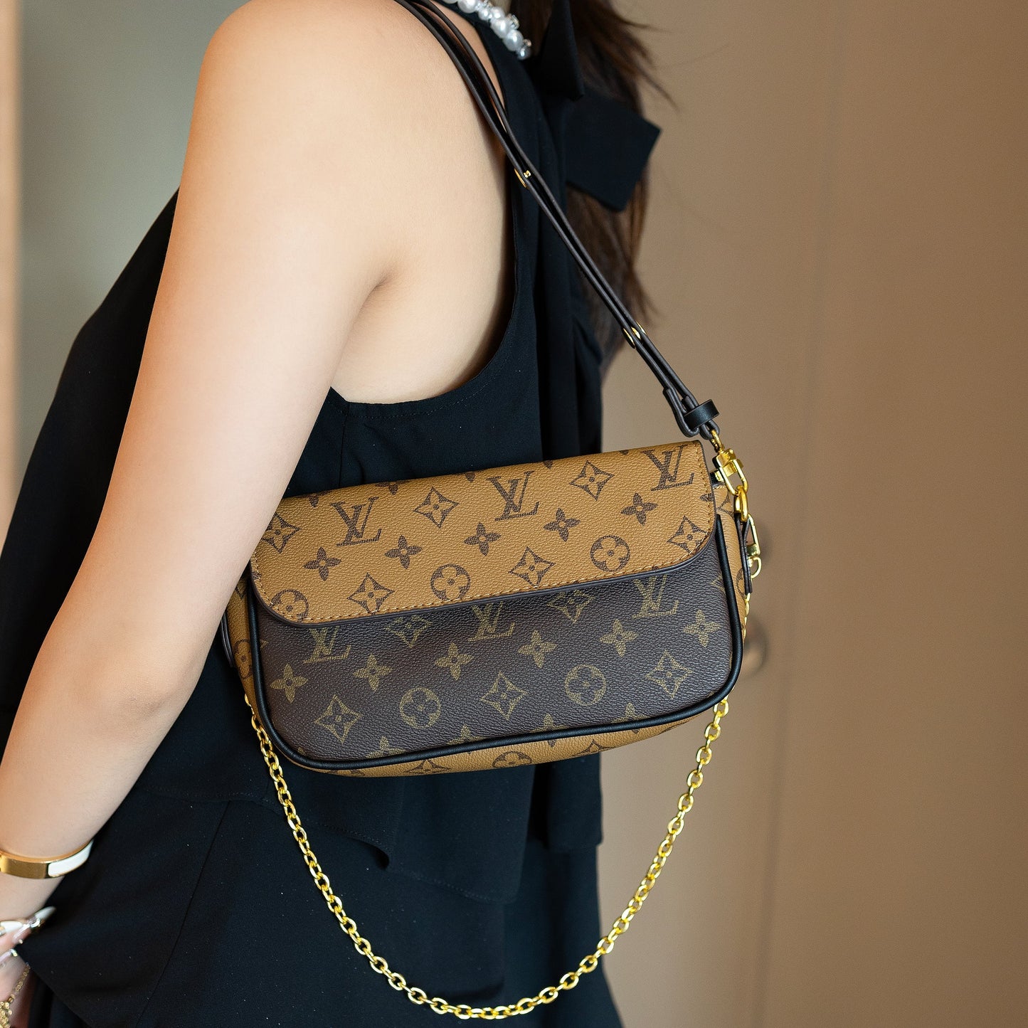 Luxury Classic Monogram Shoulder Bag