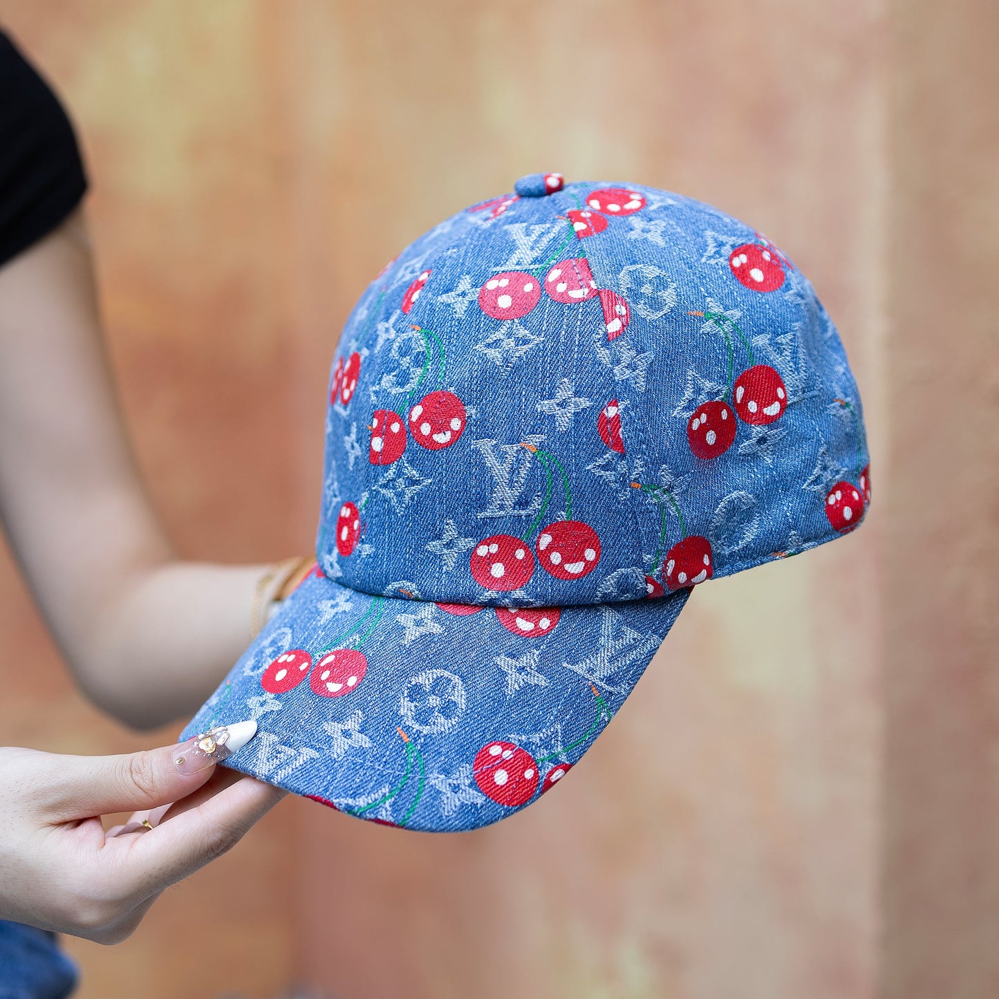 Cute Cherry Pattern Hat, A Must-Have for Fashionistas