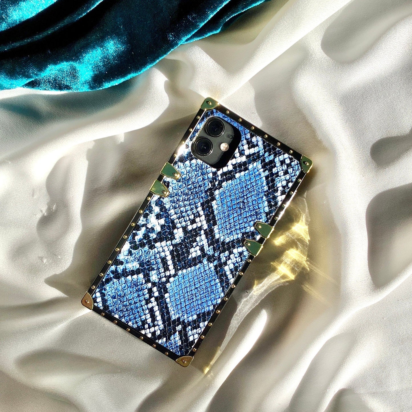 Samsung Case med Ring "Blue Rattlesnake"