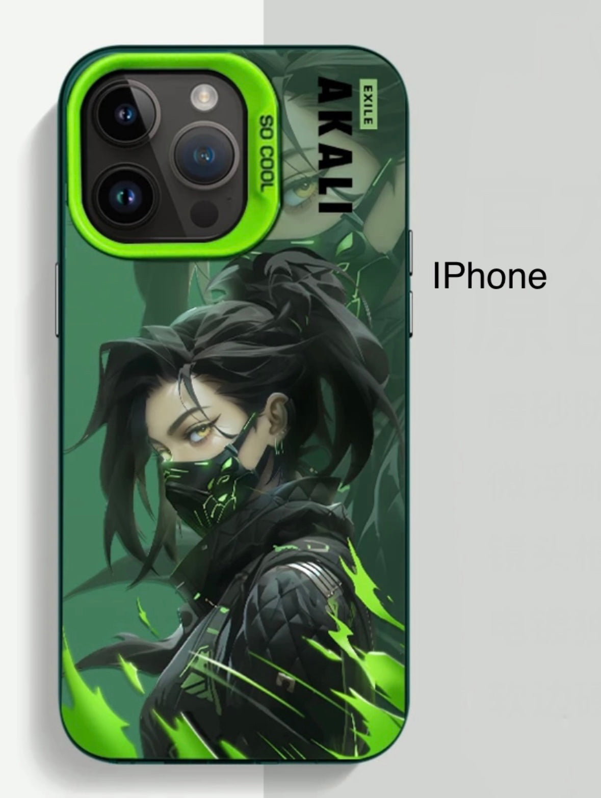 Akali League of Legends Anime Phone Case
