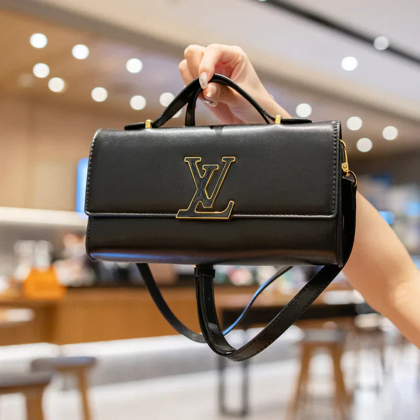 Luxe Texture Leather Handbag