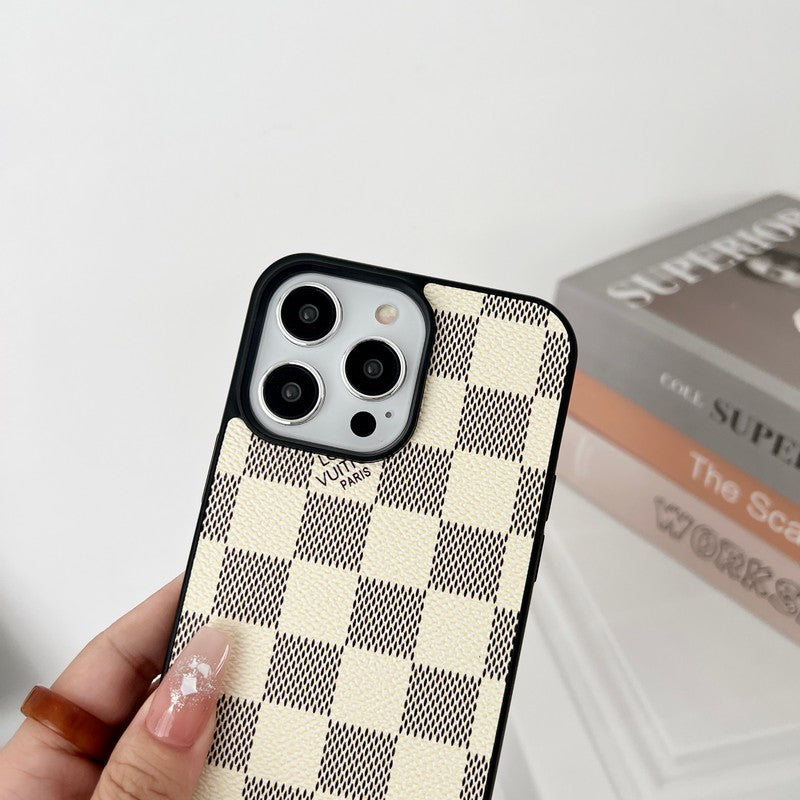 Lou Black & White Crossbody Case iPhone