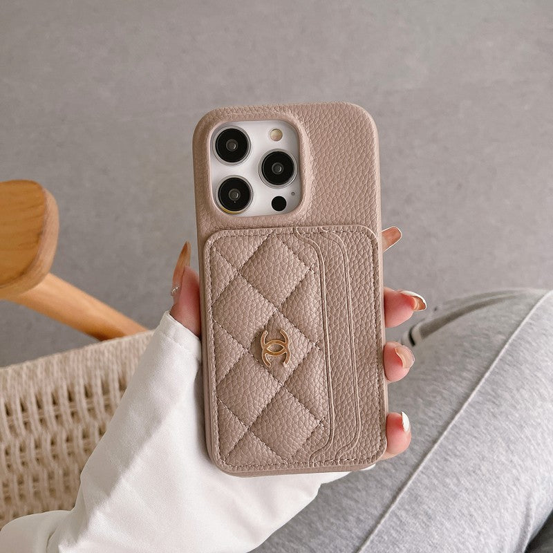 Borsa con carta laterale CC Custodia per iPhone