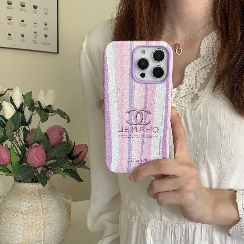 CC Flower Leder iPhone Hülle