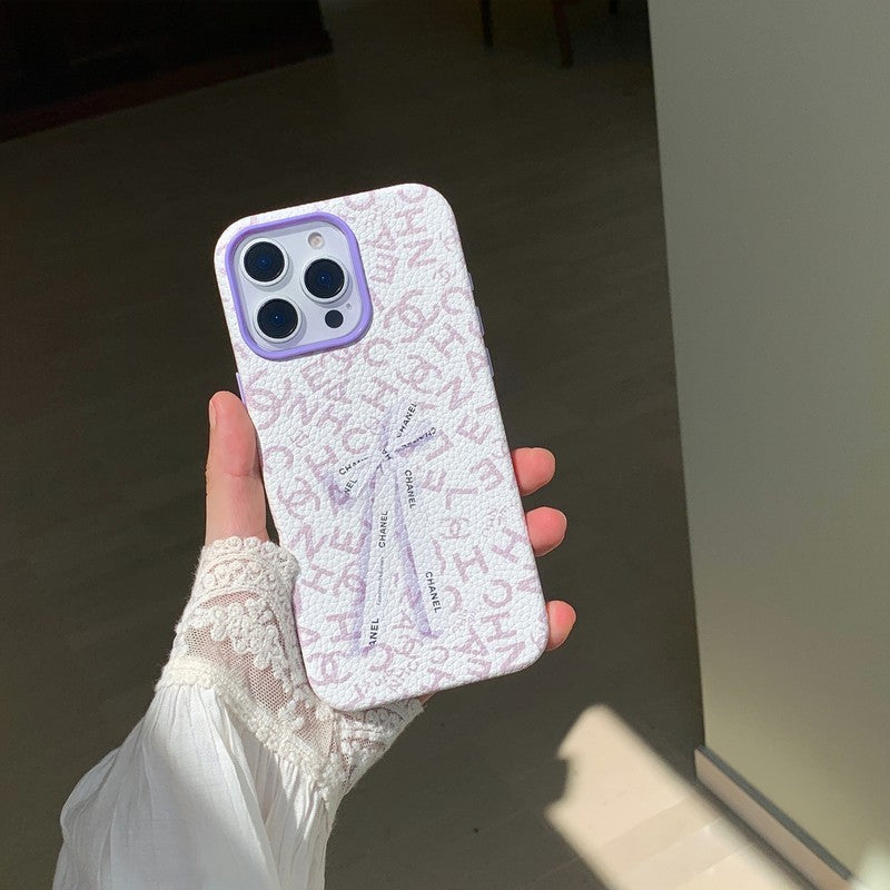 CC顏色皮革iPhone盒