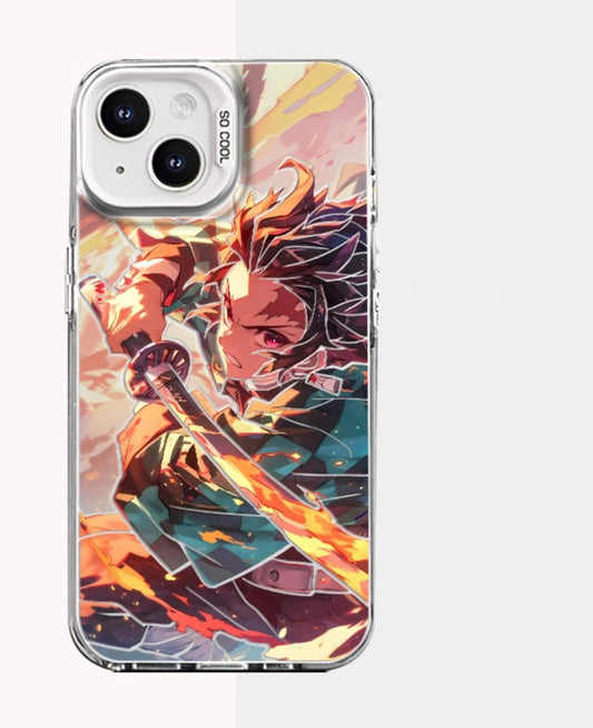 Caja de teléfono de anime de tanjiro