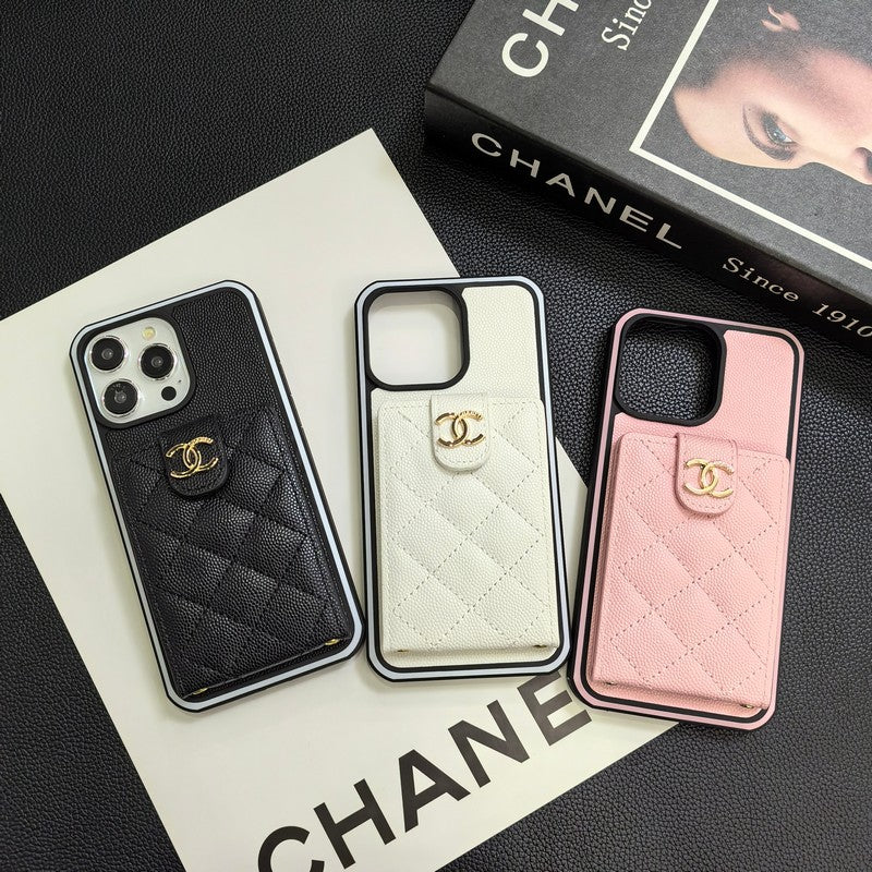 CC顏色皮革iPhone盒
