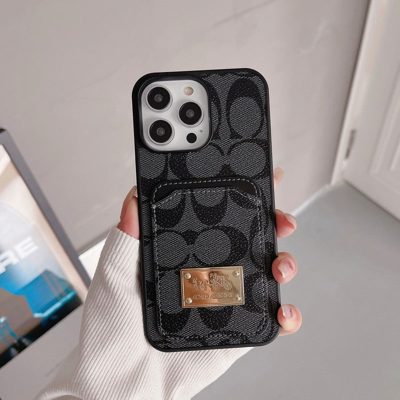 Coa Card Bag Leather iPhone Case