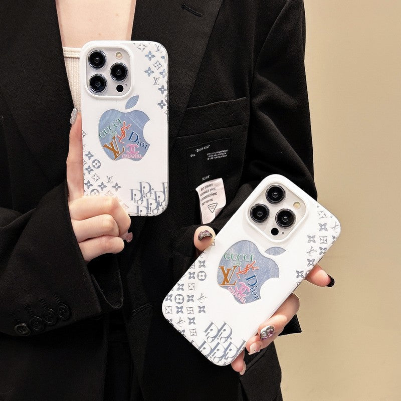 CD GG CC Lou White iPhone Case