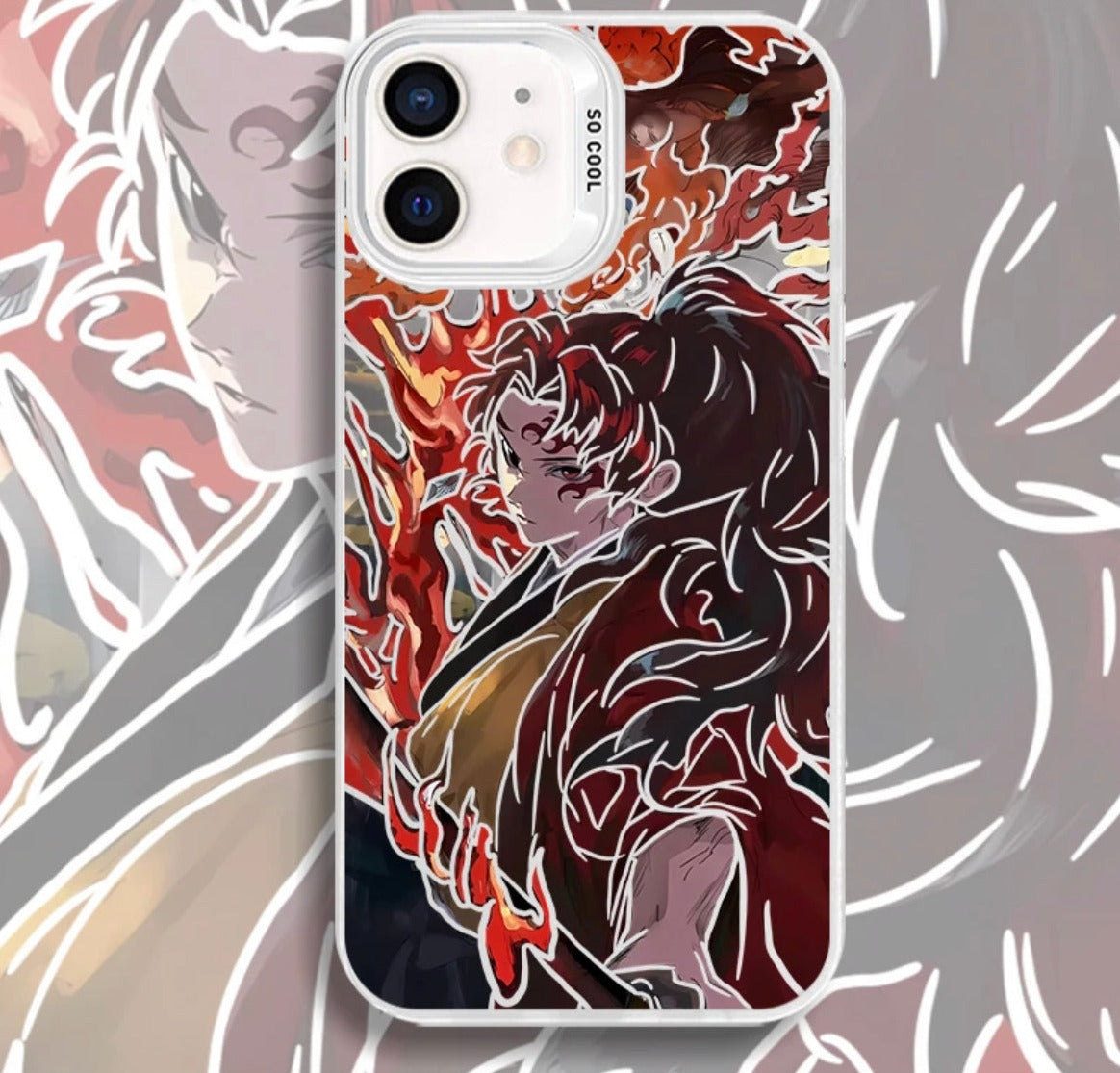 Yoriichi Demon Slayer Anime Case de teléfono