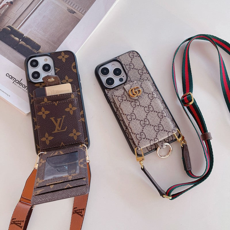 Lou Card Bag Classic Chain Case iPhone