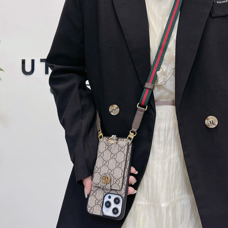 Lou Card Bag Classic Chain Case iPhone