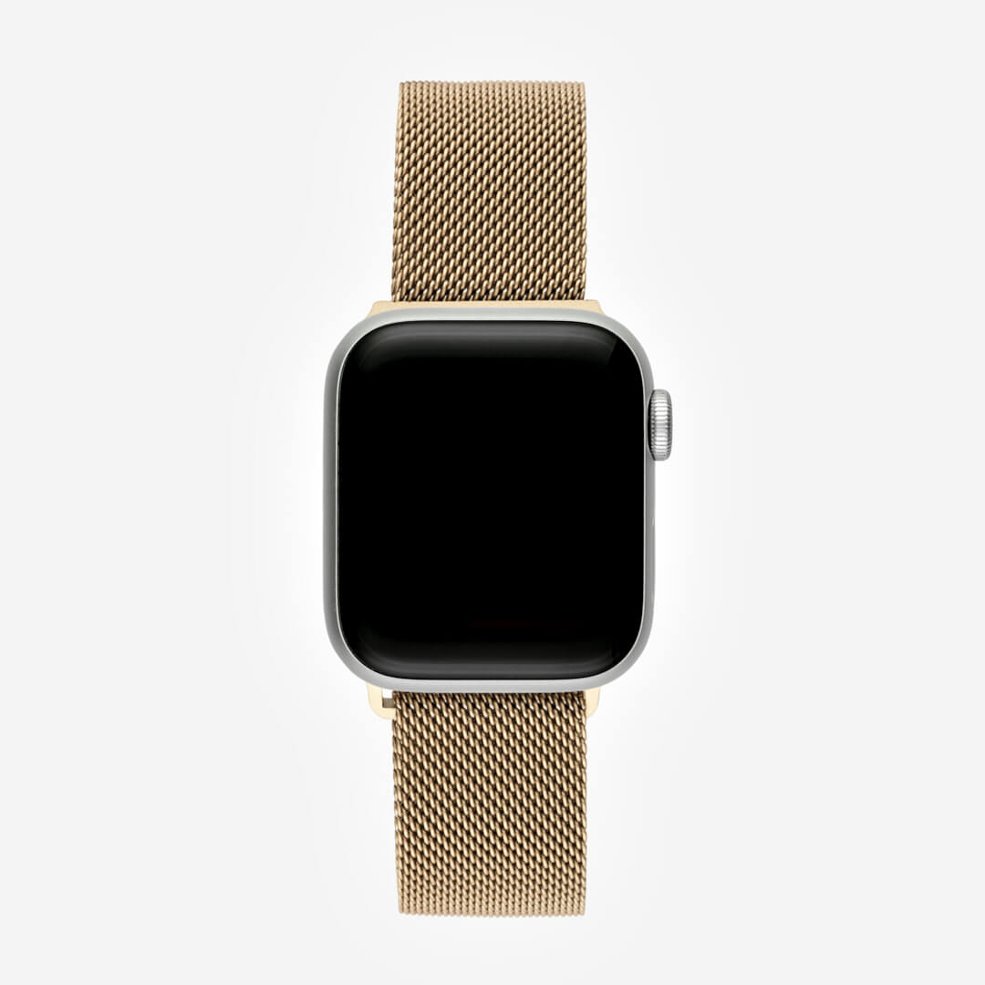 Milanese Loop Apple Watch Band - Vintage Gold