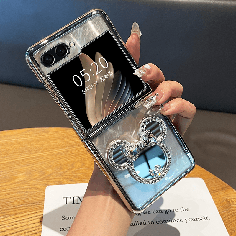 Samsung Makeup Mirror Hand Silver Chain Galaxy Z Flip 6/5/4/3