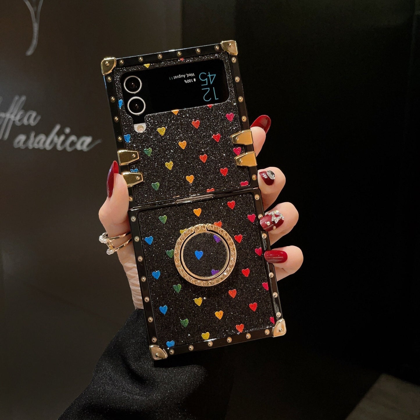 Samsung Galaxy Z Flip6/5/4/3 5G Square Case "Ring"