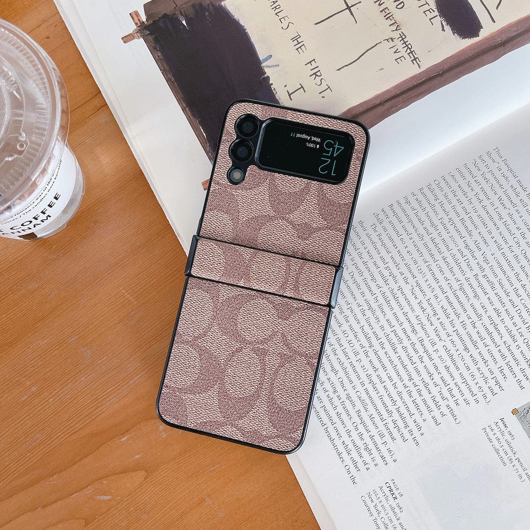 Coach Z Flip/Z Piegare la custodia del telefono Samsung con cinghia delle dita