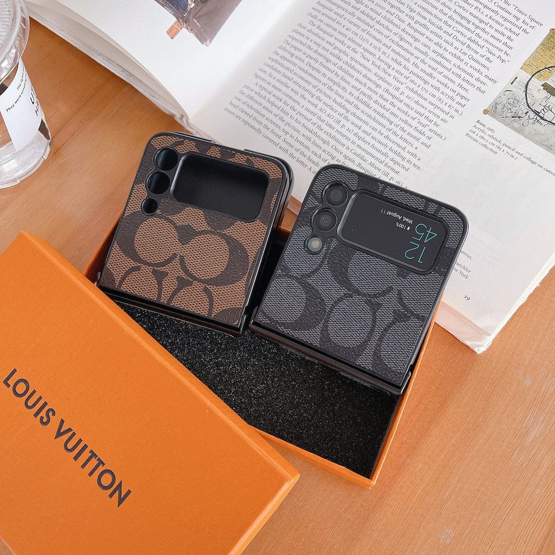 Coach Z Flip/Z Piegare la custodia del telefono Samsung con cinghia delle dita