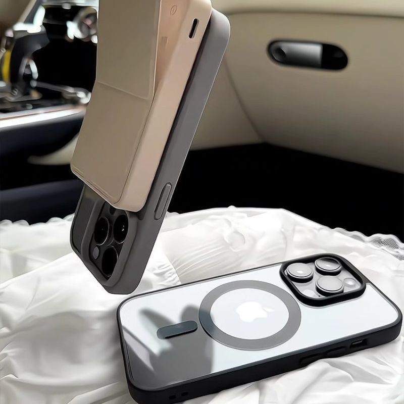 Premium Transparent Phone Case (with Magnetic Function)