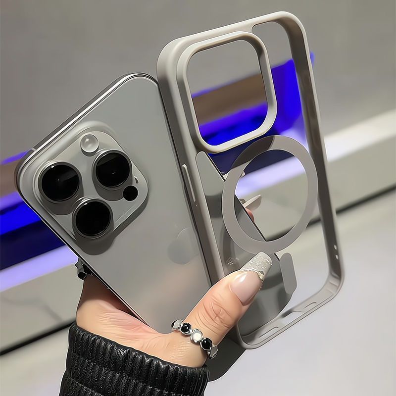Premium Transparent Phone Case (with Magnetic Function)