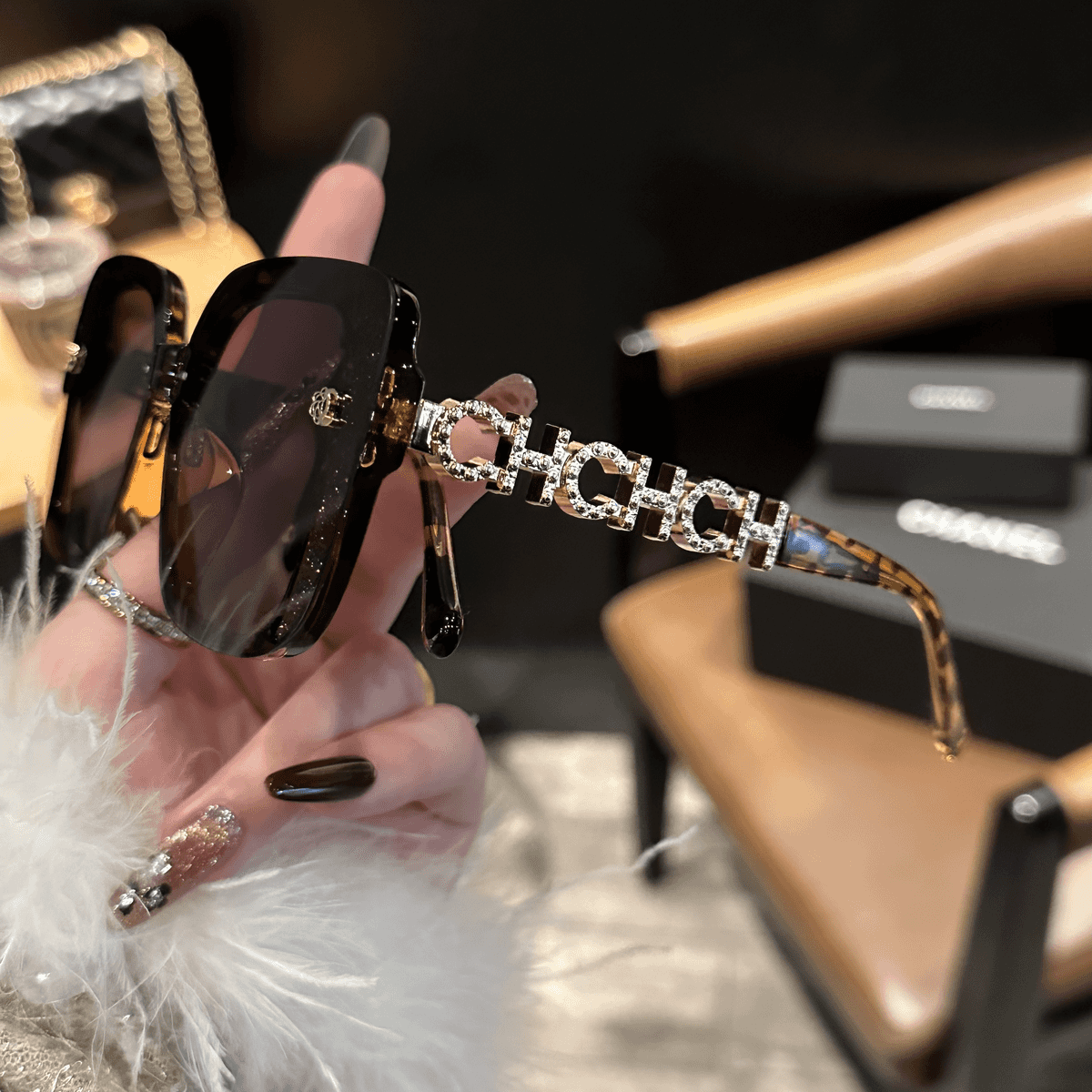 Lunettes de soleil polarisées HD de luxe personnalisées pour les femmes - Protection UV pour la conduite et les voyages