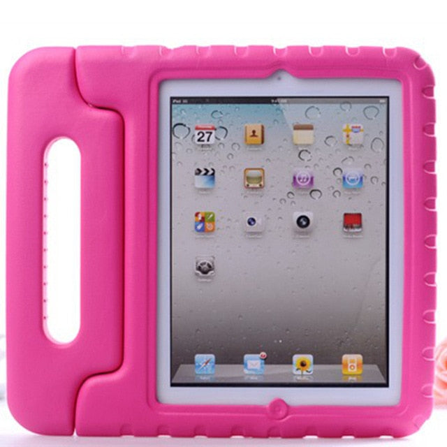 Kids Shockproof Case for Apple iPad with Handle & Stand