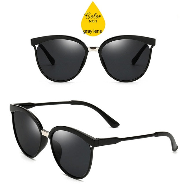Leonlion Candies Brand Designer Cat Eye Solbriller Kvinner Luksusplast Solbriller Klassisk Retro Outdoor Oculos de Sol Gafas