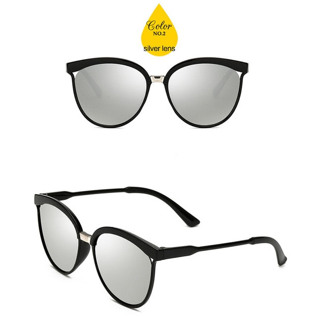 Leonlion Candies Brand Designer Cat Eye Solbriller Kvinner Luksusplast Solbriller Klassisk Retro Outdoor Oculos de Sol Gafas
