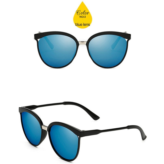 Leonlion Candies Brand Designer Cat Eye Solbriller Kvinner Luksusplast Solbriller Klassisk Retro Outdoor Oculos de Sol Gafas