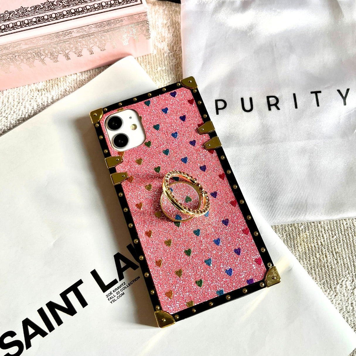Case Samsung avec une "tendresse" en anneau