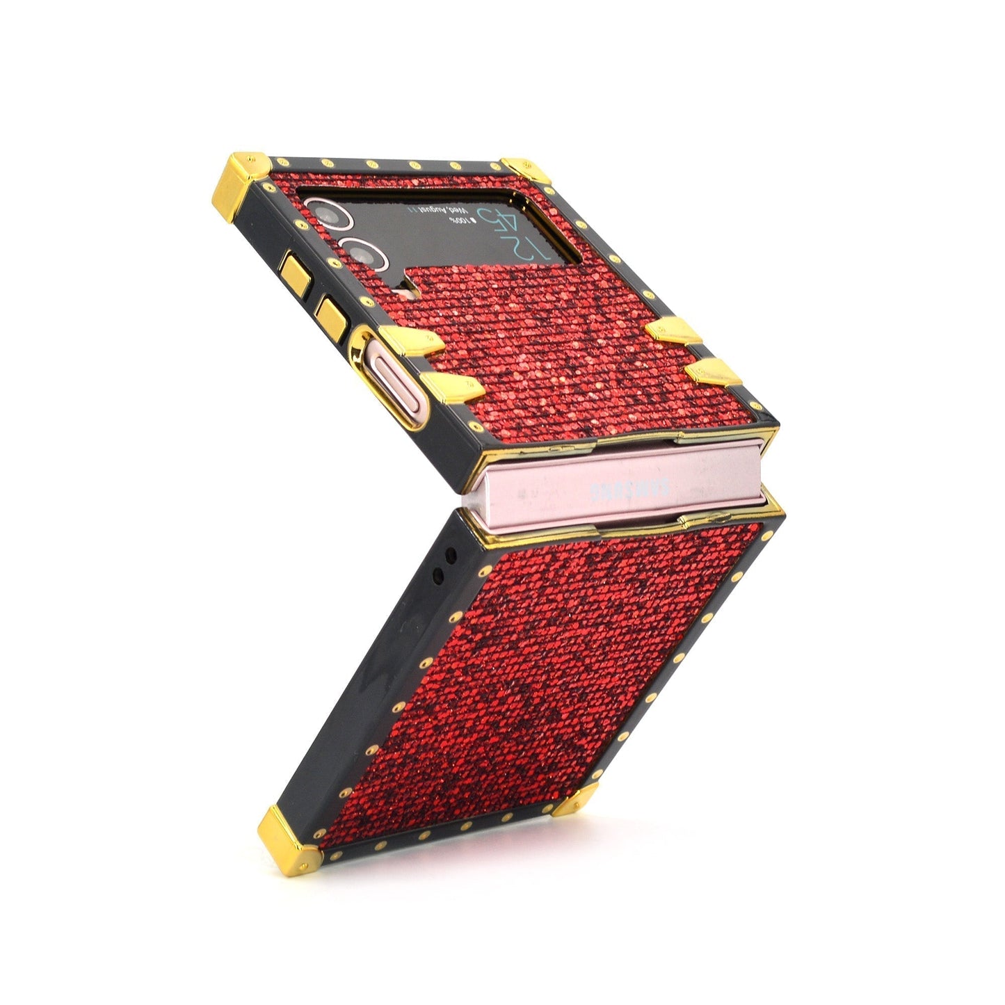 三星Galaxy Z Flip6/5/4/3 5G正方形盒“ Ruby”