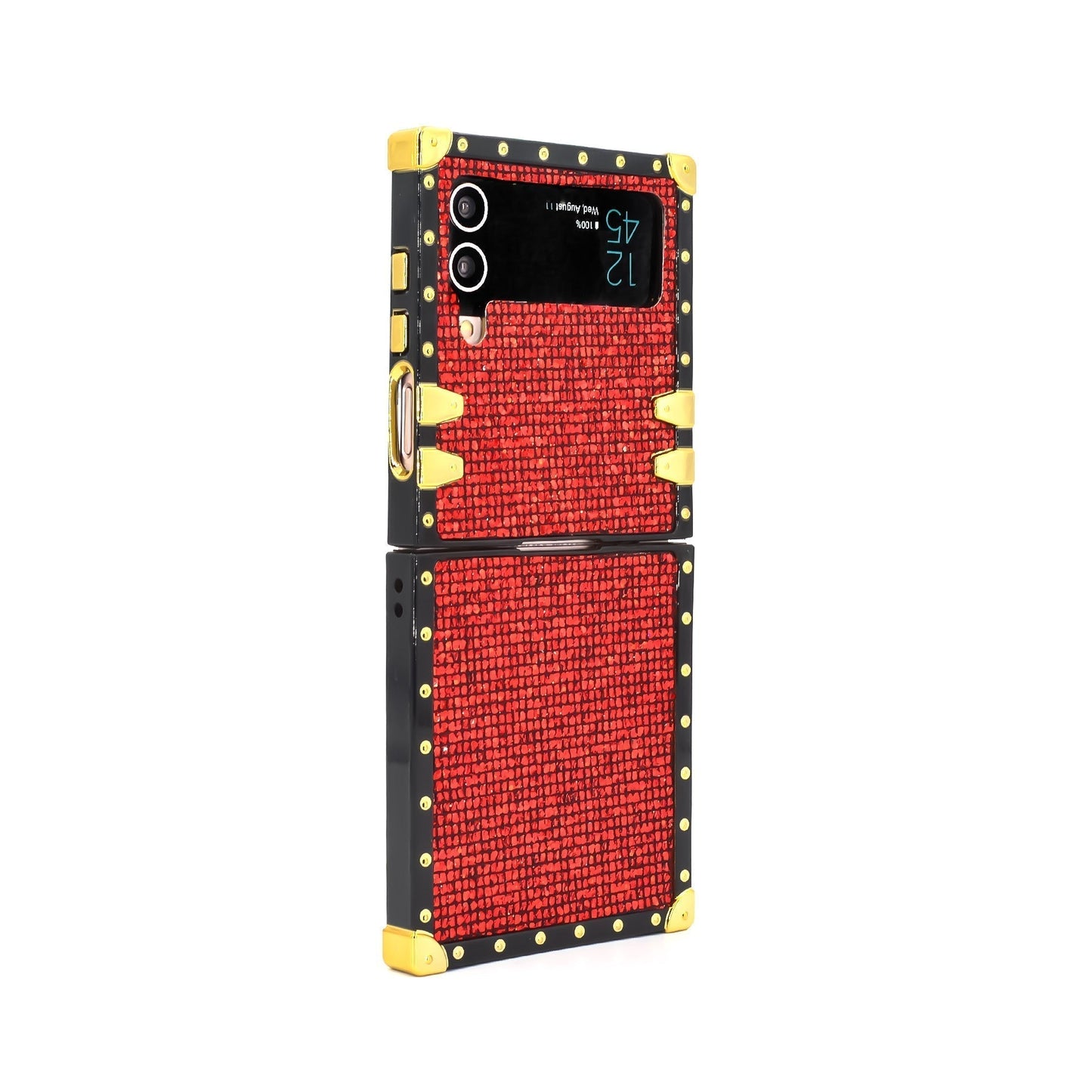 三星Galaxy Z Flip6/5/4/3 5G正方形盒“ Ruby”